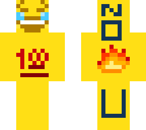 Laugh Crying Face Redone | Minecraft Skin