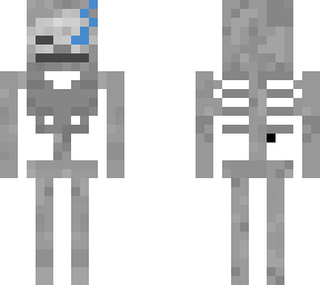 normal skeleton but it's sans