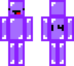 purple 14 skeppy w/ headphones