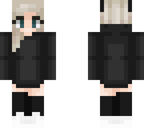 black sweatshirt
