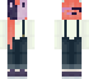 dragon girl with bunny mask i guess