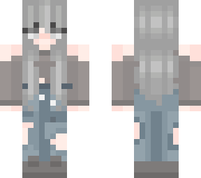 grey long hair