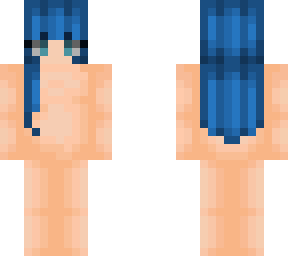 hair base blue