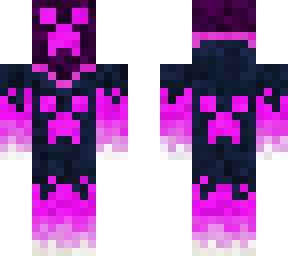purple flaming creeper