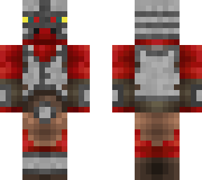red argonian with skyrim iron armor