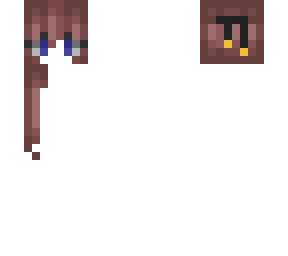 redish/brownish hair with flowers and ninja band base