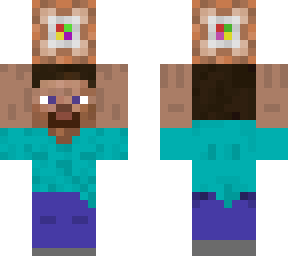 steve holding a command block