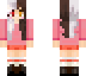 a bicolor girl
