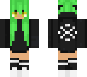 green hair meggiou