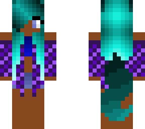 blue/purple wolf