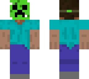 creeper-masked steve