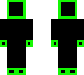 green cube men