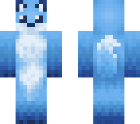 kawaii blue fox