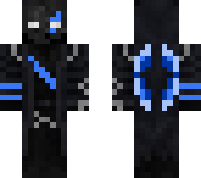 light blue scar