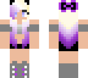 lilac gamer girl