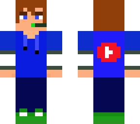 spidergamers officail minecraft skin.