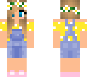 spring daisy girl