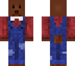 bear with overalls