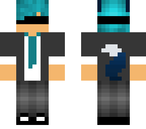 blue blindfolded wolf boy