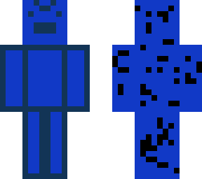 blue raging guy