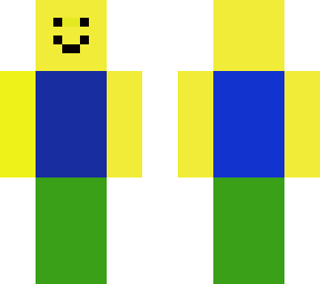 2006 Roblox noob semi-right colors Minecraft Skin