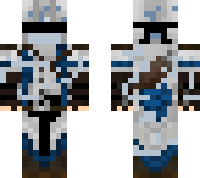 blind-folded blue camo assassin