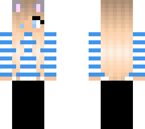 edit of holiday cat girl