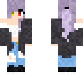 purple hair heterochromia iridum