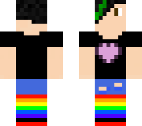 rainbow socks girl