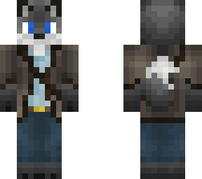 silver foxo in clothes slim