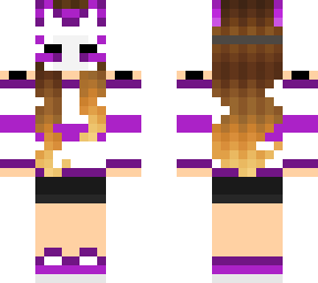 wolf masked girl
