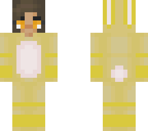 yellow easter bunny