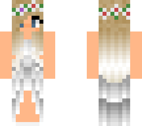 blond girl in a wedding dress alpha
