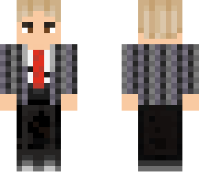 blonde man - tuxedo - with outer layer