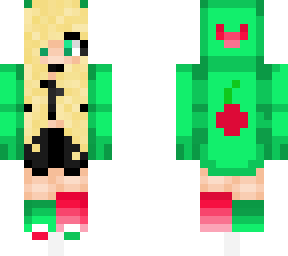 cherry hoodie girl