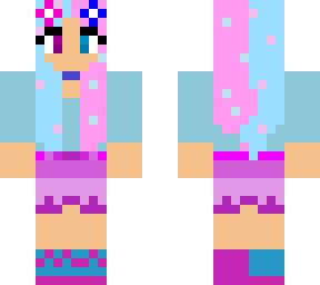 cotton candy cute girl perfect
