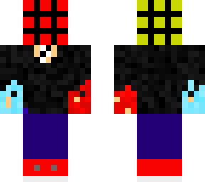 ice v flame rubix cube skin