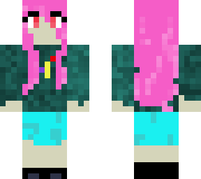 pink hair girl