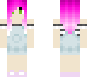 pink haired girl