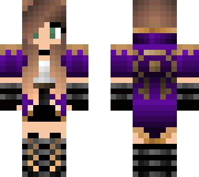 purple warrior girl 4px