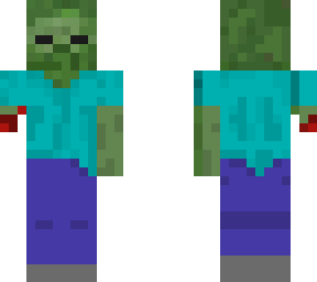 armless default minecraft zombie