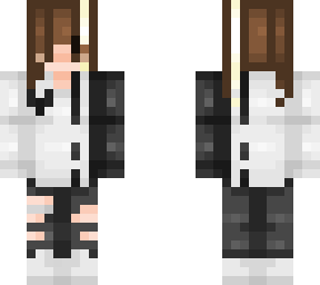 black and white