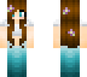 mermaid wearing a half tee