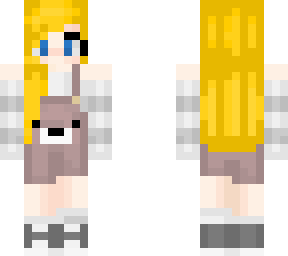 cute blonde overall girl