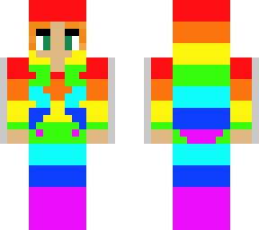 rainbow girl