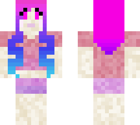 unicorn girl pink, purple & blue shade