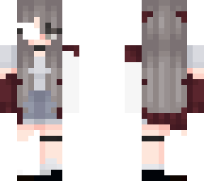bandaged girl called avery. (credit to skin 23 on namemc) edited by jessieangel.