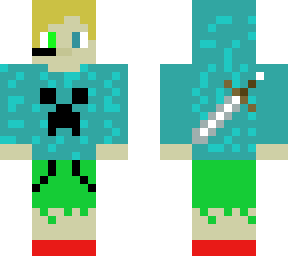 cyan gamer girl