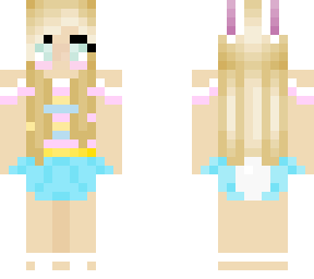 easter bunny girl