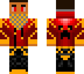 gold and red enderman jacket